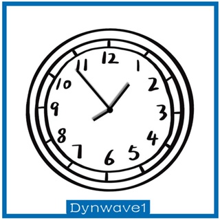 [Dynwave1] นาฬิกาแขวนผนัง อะคริลิค ลายการ์ตูน สําหรับตกแต่งห้องนอน ห้องรับประทานอาหาร สํานักงาน ห้องเรียน