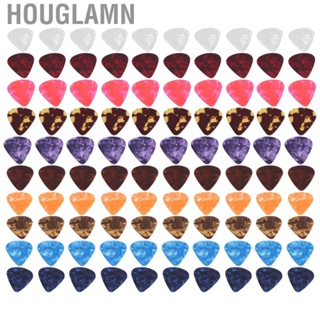 Houglamn Guitar Picks  Appearance Colorful Celluloid Material Accessories Pick Set for Electric Guitars Acoustic
