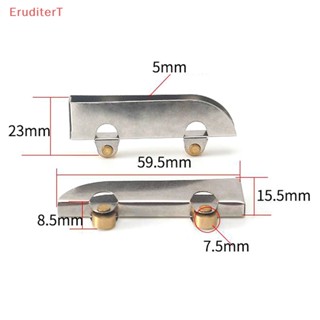 [EruditerT] แคลมป์ล้อเลื่อนกระจก เหล็ก 5 มม. 4 ชิ้น [ใหม่]