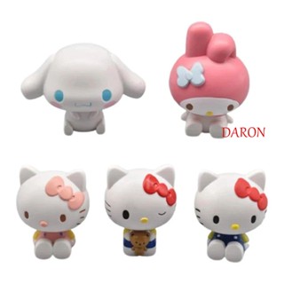 DARON ฟิกเกอร์ PVC อนิเมะญี่ปุ่น KT Cat My Melody Cinnamorolled สําหรับเด็ก