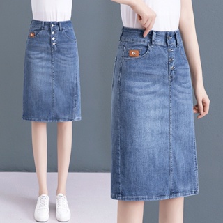 [New product in stock] high waist denim hip slimming button skirt shorts quality assurance ROPB