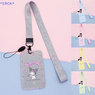 Erck&gt; ใหม่ เคสใส่บัตรประจําตัวประชาชน ลายการ์ตูนรถบัส พร้อมเชือกคล้องมือ สําหรับนักเรียน