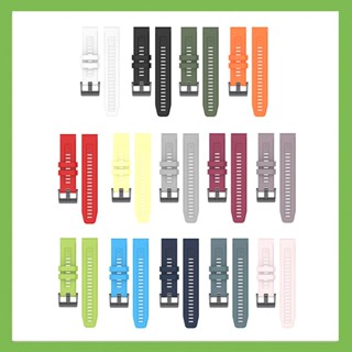 สายนาฬิกาข้อมือซิลิโคน สําหรับ Garmin Fenix 7 Watch Strap 22 มม. Sport Watchband