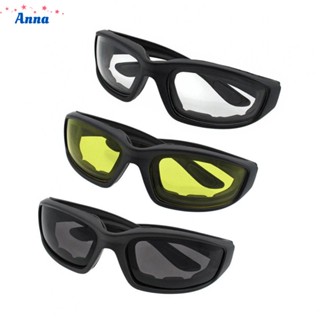 【Anna】Riding Bike UV400 Protection Yellow/Clear/Smoke Anti Wind Sand Smoke Eyewear