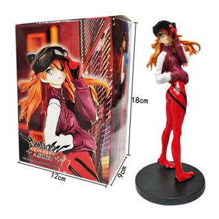 โมเดลฟิกเกอร์ Pvc รูปปั้นอนิเมะ Asuka Langley Soryu ขนาด 22 ซม. เหมาะกับของขวัญ ของเล่นสะสม สําหรับตกแต่ง