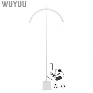 Wuyuu Half Moon Floor Lamp  White Pole 110-240V 20inch U Shape Half Moon Beauty Lamp 200pcs Light Chips  for Beauty Salons