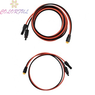 【COLORFUL】100/300cm XT60 Adapter To Solar Plug Socket Extension Charging Cable Wire 12AWG.