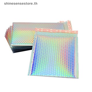 Shine ถุงฟอยล์เมทัลลิก สําหรับใส่จดหมาย ของขวัญ 10 ชิ้น