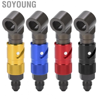 Soyoung Vehicle Maintenance Hand-Held car  tools Brake Line Quick Release Connect Adapter Fitting Curved Universal for Oil Fuel