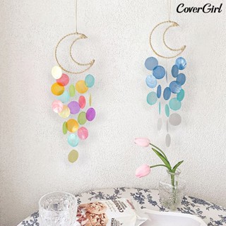 Covergirlzs โมบายกระดิ่งลม รูปดวงจันทร์ ติดตั้งง่าย สีสดใส