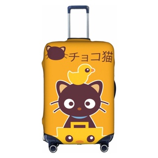 【พร้อมส่ง】ผ้าคลุมกระเป๋าเดินทาง Chococat ขนาด 18-32 นิ้ว