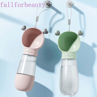 FALLFORBEAUTY ขวดน้ําดื่ม ขนาดเล็ก กันรั่ว ทําความสะอาดง่าย สําหรับสัตว์เลี้ยง สุนัข แมว