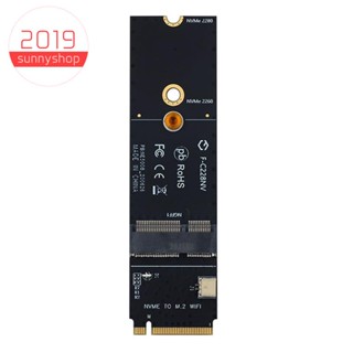 อะแดปเตอร์ไร้สาย M.2 A+E Key Slot เป็น M.2 M Key Wifi บลูทูธ สําหรับ AX200 9260 Bcm94352Z Card NVMe PCI Express SSD Port