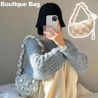 Boutique Bag กระเป๋าสะพายข้าง ก้อนเมฆ กระเป๋านุ่มนิ่ม เข้ากับทุกการแต่งกาย สําหรับสตรี กระเป๋าถือ