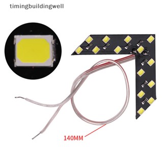 Twth แผงไฟเลี้ยว LED 12V 14SMD QDD สําหรับติดกระจกมองหลังรถยนต์ 2 ชิ้น