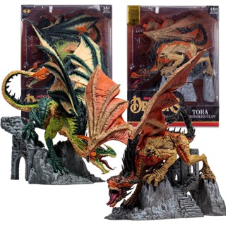 [พร้อมส่ง] ฟิกเกอร์ PVC รูปปั้น McFarlane the Kingdom of the Dragon Violent Ethnic Gold ขนาด 40 ซม. สําหรับตกแต่ง Y9E6