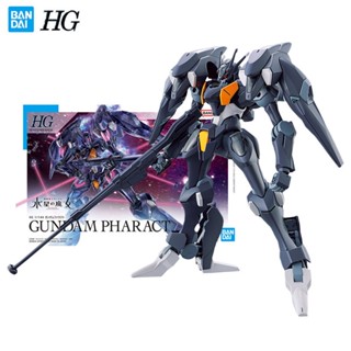 Bandai Original GUNDAM HG Series 1/144 Gundam Pharact Anime Action Figure Assembly Model Toys Collectible Models Ornaments