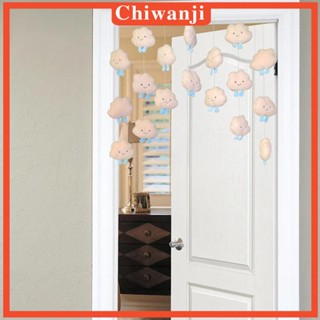 [Chiwanji] ผ้าม่าน ลายก้อนเมฆ 3D สําหรับตกแต่งประตู ปาร์ตี้วันเกิด งานแต่งงาน