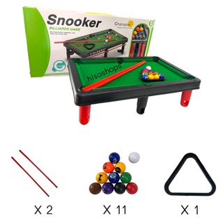 Snooker Billiards Game โต๊ะสนุ๊กสำหรับเด็ก โต๊ะพูลบิลเลียดขนาดเล็ก เกมกีฬา เล่นได้ 2 คน