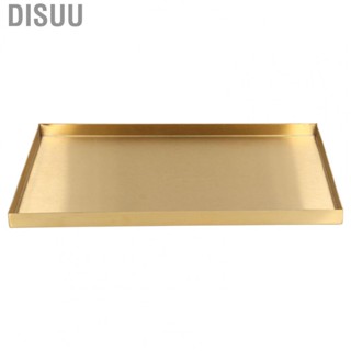 Disuu Modern Metal Gold  Rectangle Storage Tray Cosmetic Jewelry Display SP