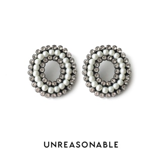 ต่างหู Crystal ต่างหูคลิป ต่างหูก้านเงินแท้ น้ำหนักเบา สวยใส่สบาย Unreasonable Accessories UA0629-01