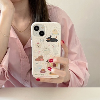 เคสโทรศัพท์มือถือ แบบนิ่ม ลายการ์ตูนสุนัขน่ารัก กันกระแทก สําหรับ Apple Iphone 14promax 13 12 11 14pro 13promax