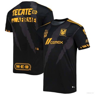 เสื้อยืดแขนสั้น ทรงหลวม ลายทีมชาติฟุตบอล Tigres UANL AEROREADY Third Jersey พลัสไซซ์ สําหรับผู้ชาย และผู้หญิง 2022