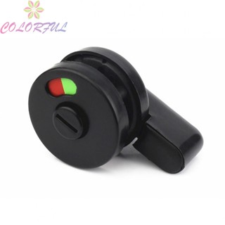 【COLORFUL】Universal Door Lock Latch Vacant Nylon Plastic Toilet Shower WC Plastic