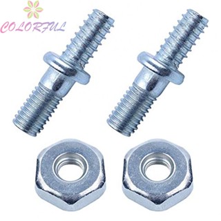 【COLORFUL】Screw Chainsaw For STIHL MS170 MS180 MS250 2Pairs Bar Studs &amp; Nuts 4pcs/set