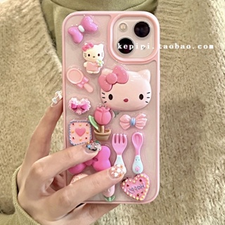 เคสป้องกันโทรศัพท์มือถือ ลายแมวน่ารัก สามมิติ กันกระแทก สําหรับ Apple Iphone 14promax 13 12 11 14pro 13pro 14