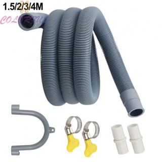 【COLORFUL】Drain Hose Bathroom Connector Dishwasher Dryers Extension Kitchen Parts