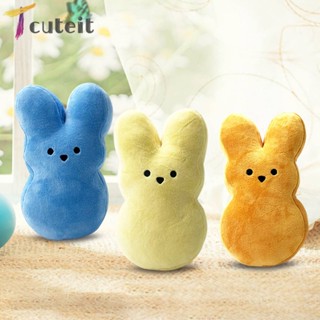 หมอนตุ๊กตากระต่าย สีแดง สีม่วง ของเล่นสําหรับตกแต่งโต๊ะ โซฟา