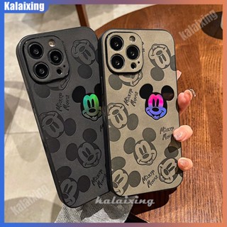 เคสโทรศัพท์มือถือหนังนิ่ม แบบแข็ง ลายมิกกี้เมาส์ สําหรับ IPhone 14 Pro Max 14Plus 14 14 Pro 13 12 11 Pro Max XR