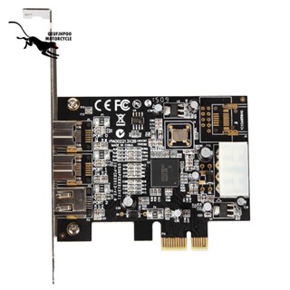 ชิปเซ็ตการ์ดจับภาพวิดีโอ PCI Express 3 พอร์ต Firewire 1394B และ 1394A PCIe 1.1 X1 Card TI XIO2213B