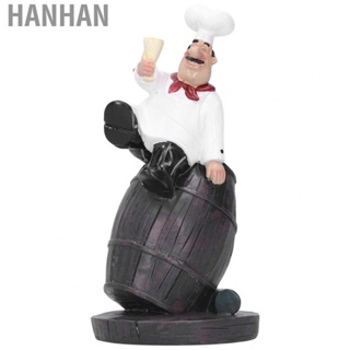 Hanhan Chef Barrel Statue Environmentally Friendly Resin Figurine