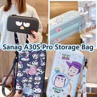 【พร้อมส่ง】กระเป๋าเก็บหูฟัง แบบพกพา ลายการ์ตูนปิกาจู สําหรับ Sanag A30S Pro Sanag A30S Pro