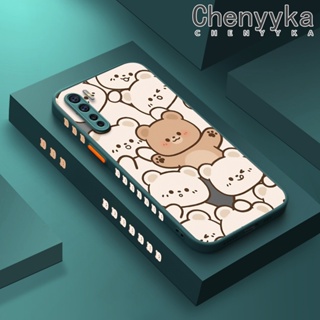 เคสโทรศัพท์มือถือ ซิลิโคนนิ่ม ขอบบาง กันกระแทก ลายการ์ตูนหมีน่ารัก สําหรับ OPPO A91 F15 Reno 3 4G