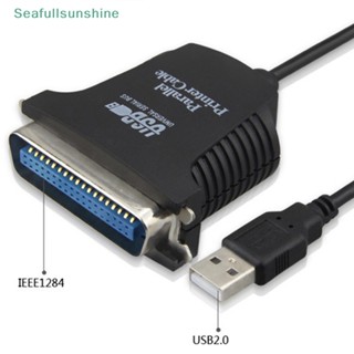 Seaf&gt; อะแดปเตอร์แปลงสายเคเบิ้ล USB 2.0 เป็น Parallel 36Pin 36 Pin IEEE 1284 สําหรับเครื่องพิมพ์