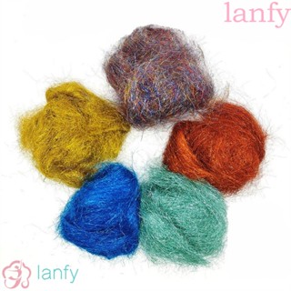 Lanfy อุปกรณ์ตกปลา เหยื่อตกปลาไฟเบอร์สังเคราะห์ แบบบาง