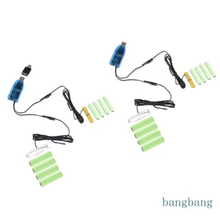 Bang 2-in-1 Type C USB 1V-24V AAA AA แบตเตอรี่ดัมมี่ สําหรับนาฬิกา ของเล่น รีโมต ไฟ LED