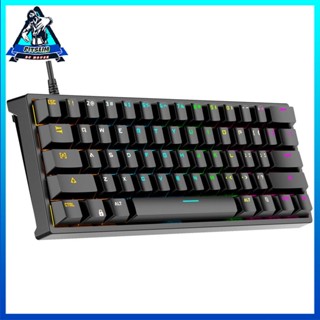 [Instock] G101 Keyboard Wire 61-key Green Axis Luminous RGB Cool Mechanical [F/3]