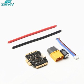 Rctown 4 In 1 อะไหล่โดรนบังคับวิทยุ ไร้แปรงถ่าน ขนาดเล็ก 30A Esc Blheli_s 2-6s Bec 5v 6.5g 20x20 มม. สําหรับโดรนบังคับ Fpv