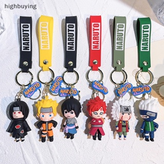 [highbuying] พวงกุญแจ จี้ตุ๊กตาฟิกเกอร์ การ์ตูนนารูโตะ Sasuke Kakashi น่ารัก