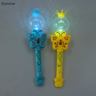 Sunstar พร็อพไม้กายสิทธิ์คอสเพลย์เจ้าหญิง มีไฟ Led สไตล์แฟรี่ สําหรับเด็กผู้หญิง