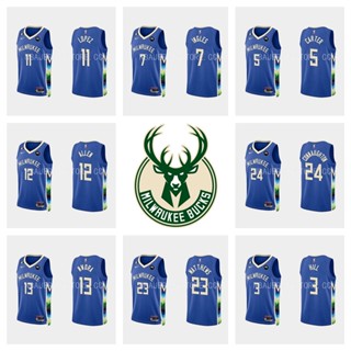 2022-2023 Milwaukee Bucks เสื้อสเวตเตอร์ของเสื้อบาสเก็ตบอล NBA Jersey