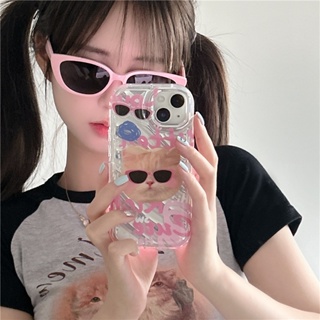 เคสโทรศัพท์มือถือ ซิลิโคน กันกระแทก ลายการ์ตูนแมวน่ารัก สําหรับ Iphone 12 11 13 14 PRO MAX 14 13ProMax 12 13pro 11 14pro