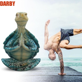 DARBY รูปปั้นเต่าเรซิ่น คุณภาพสูง ทนต่อสภาพอากาศ สําหรับตกแต่งบ้าน สวน