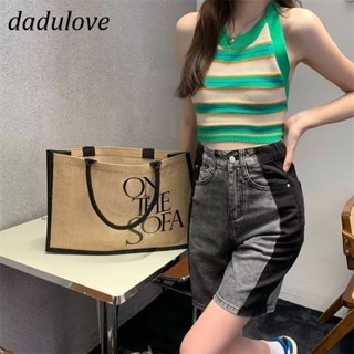 DaDulove💕 New Korean Version of INS Thin Stitching Denim Shorts Niche High Waist A- line Pants Hot Pants