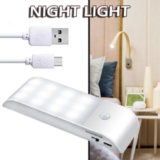 LED Motion Sensor Cabinet Light Wireless USB Rechargeable for Wardrobe Closets