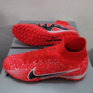 รองเท้าฟุตบอล รุ่น Air Zoom Mercurial Superfly IX Academy TF สีแดง สําหรับผู้ใหญ่